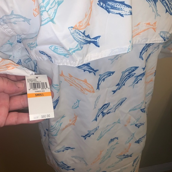 Mens fishing golf /sport button down small nwt - Picture 7 of 10